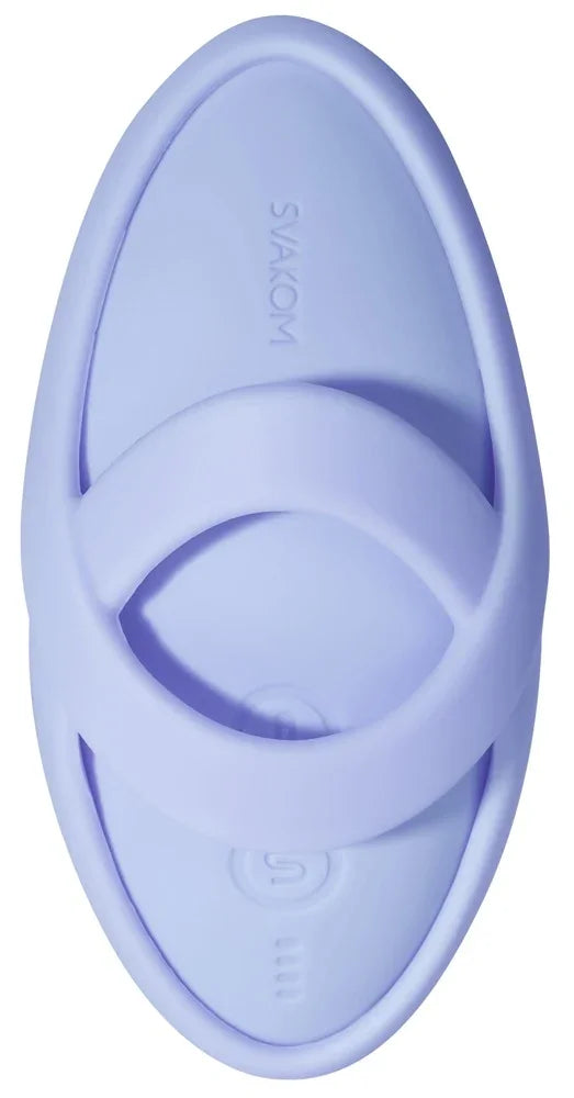 Lila Silikon-Vibrator mit Saugnapf und Bedienelementen für intime Vergnügen