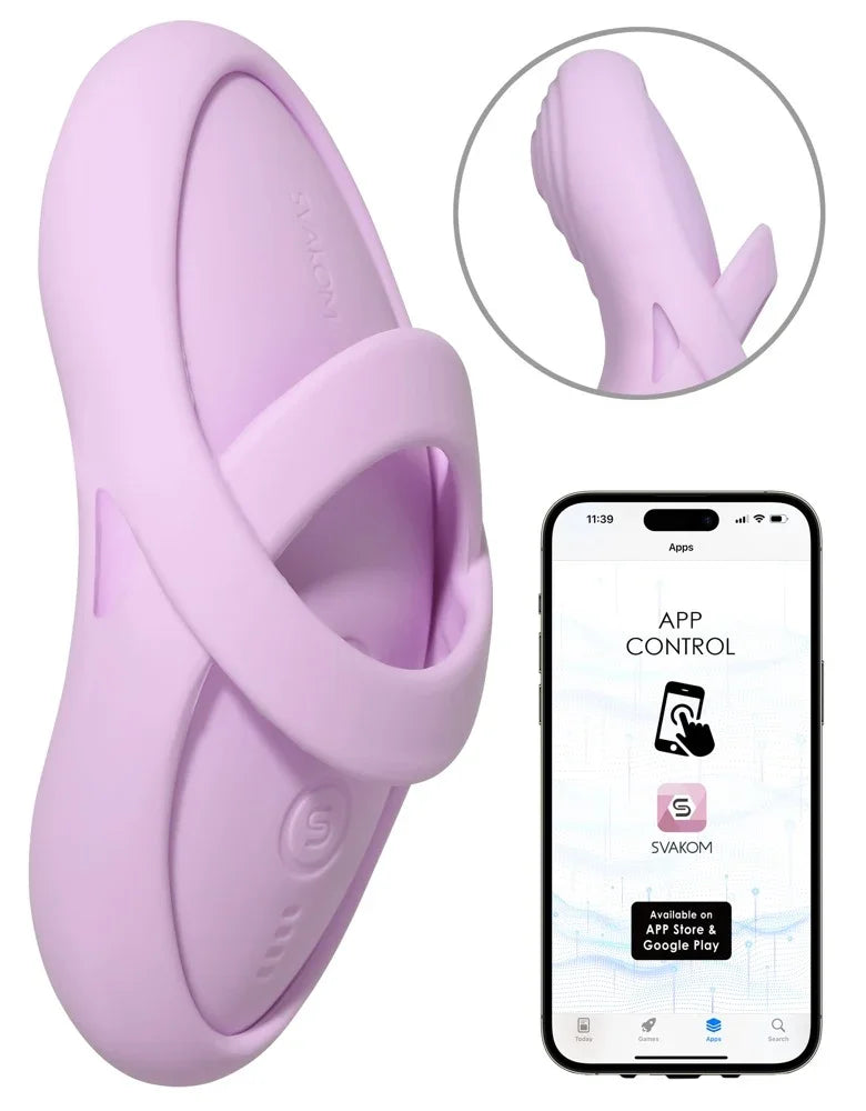 Lila Vibrator mit App-Steuerung, diskret und modern für das Liebesleben