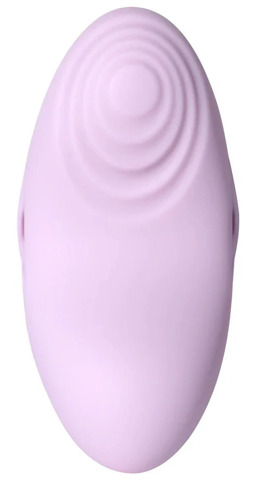 Lila Vibrator mit wellenförmiger Oberfläche für intensives Vergnügen