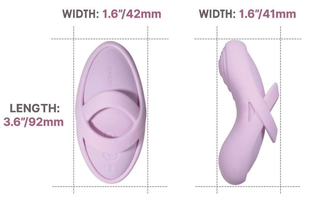 Svakom "Echo 2" Clitoral Vibrator - 12.8 cm (Pink)