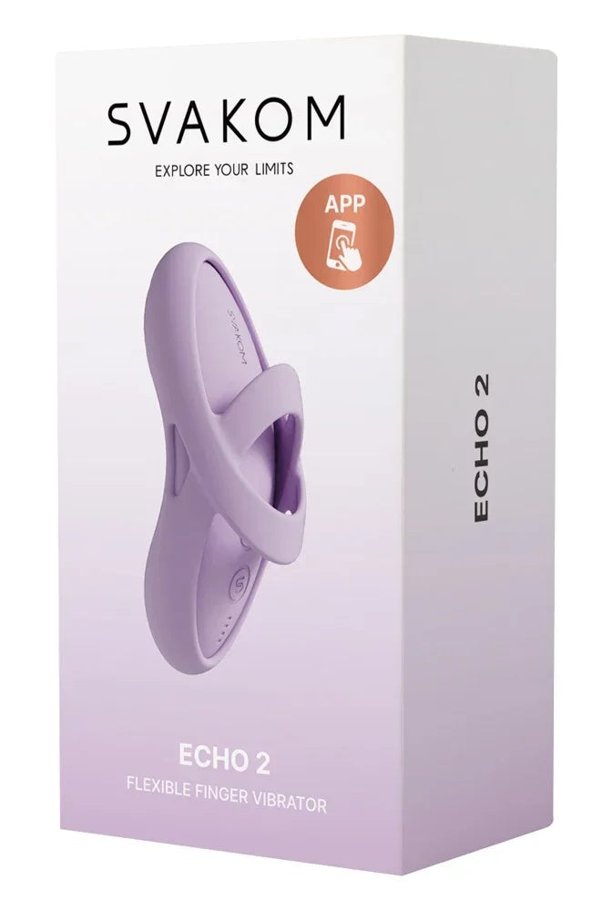 Svakom Echo 2 flexibler Finger-Vibrator mit App-Steuerung für intensives Vergnügen