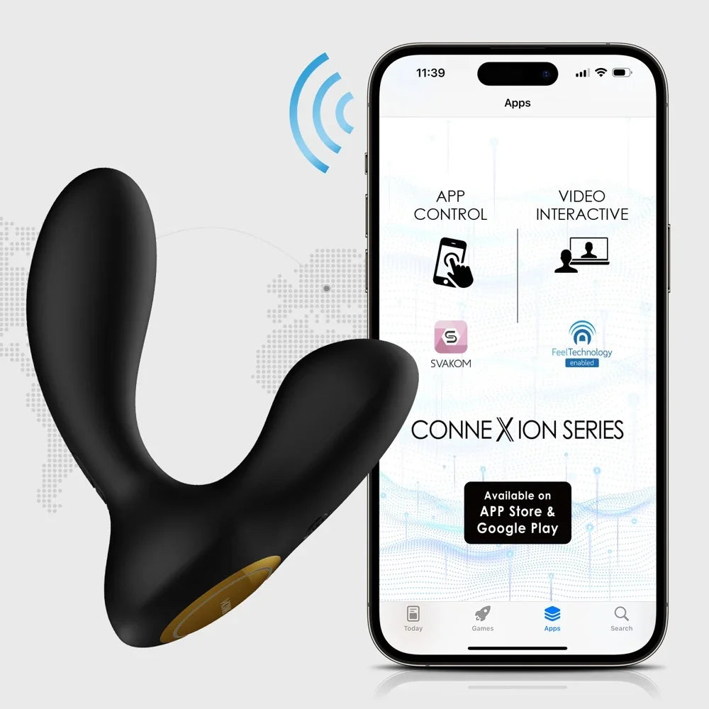 App-gesteuerter Vibrator der Connexion Series mit Bluetooth-Steuerung und interaktiven Funktionen