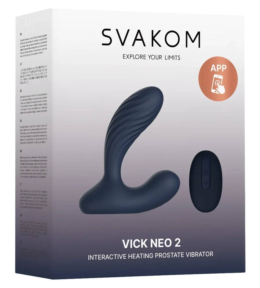 SVAKOM Vick Neo 2 interaktiver Prostata-Vibrator mit App-Steuerung und Wärme