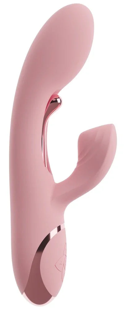 Rosa G-Punkt-Vibrator mit Klitorisschwinge für intensives Vergnügen