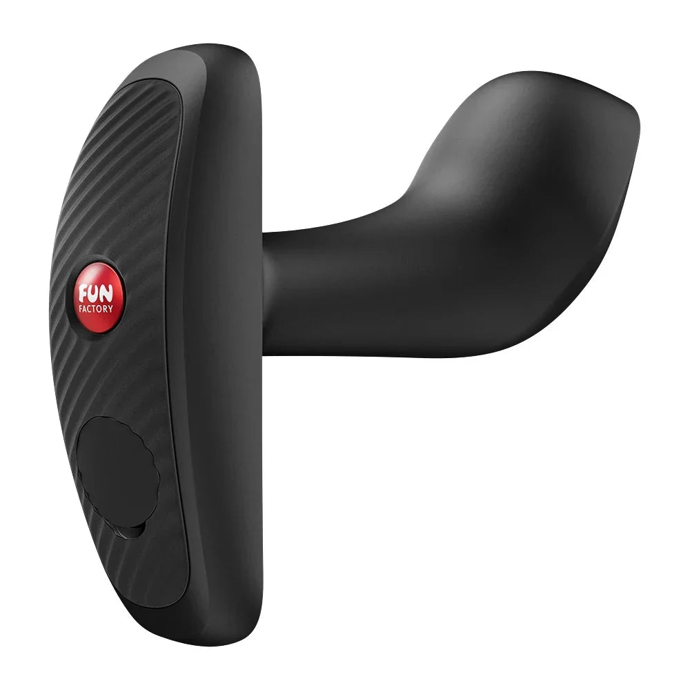 Schwarzer Vibrator mit Fun Factory Logo, ideal für intime Momente und Liebesleben