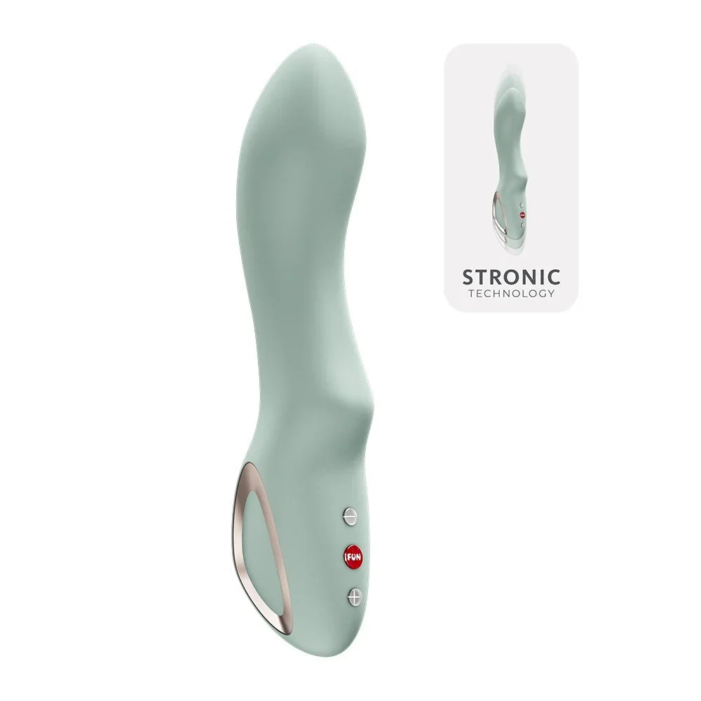 Mintgrüner Vibrator mit Stronic-Technologie und iFun-Taste für intensives Liebesleben