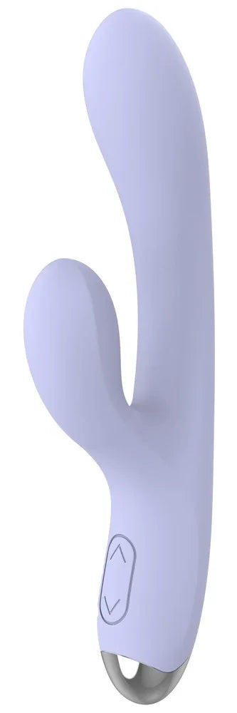 Lila G-Spot-Vibrator mit Klitorisstimulator für intensives Vergnügen