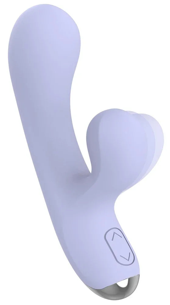 Lila G-Spot Vibrator mit Klitorisstimulator für intensives Vergnügen