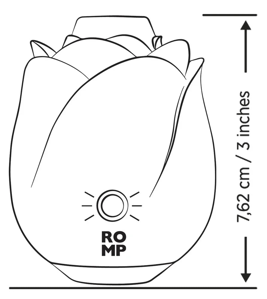 Romp Tulpe Vibrator mit 7,62 cm Länge – diskretes Liebesleben Zubehör