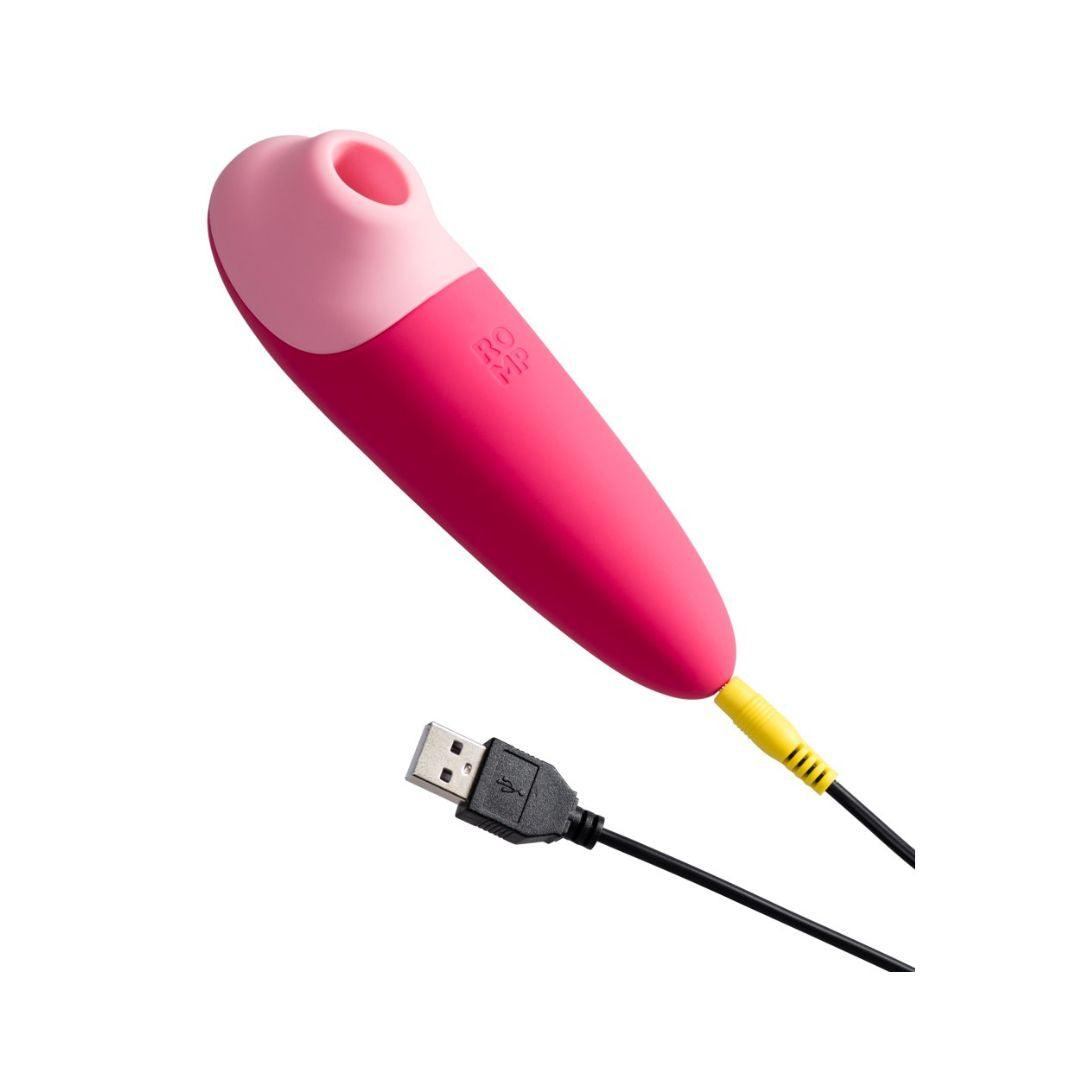 Auflegevibrator "Shine X" aus Silikon - Pleasure Air Technologie 14.2 cm (pink) - loveiu.ch