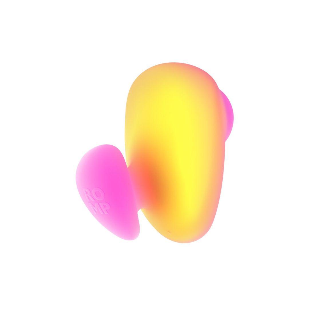 Auflegevibrator "Kiss" aus Silikon - mit Pleasure Air Technologie 9.5 cm (pink) - loveiu.ch