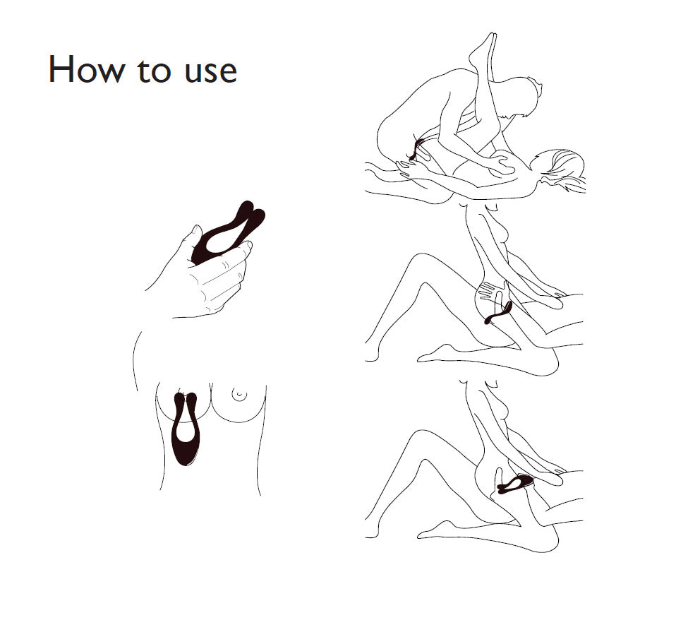 Paarvibrator "Doppio" aus Silikon - mit flexiblen Vibroarmen 14 cm (lila)