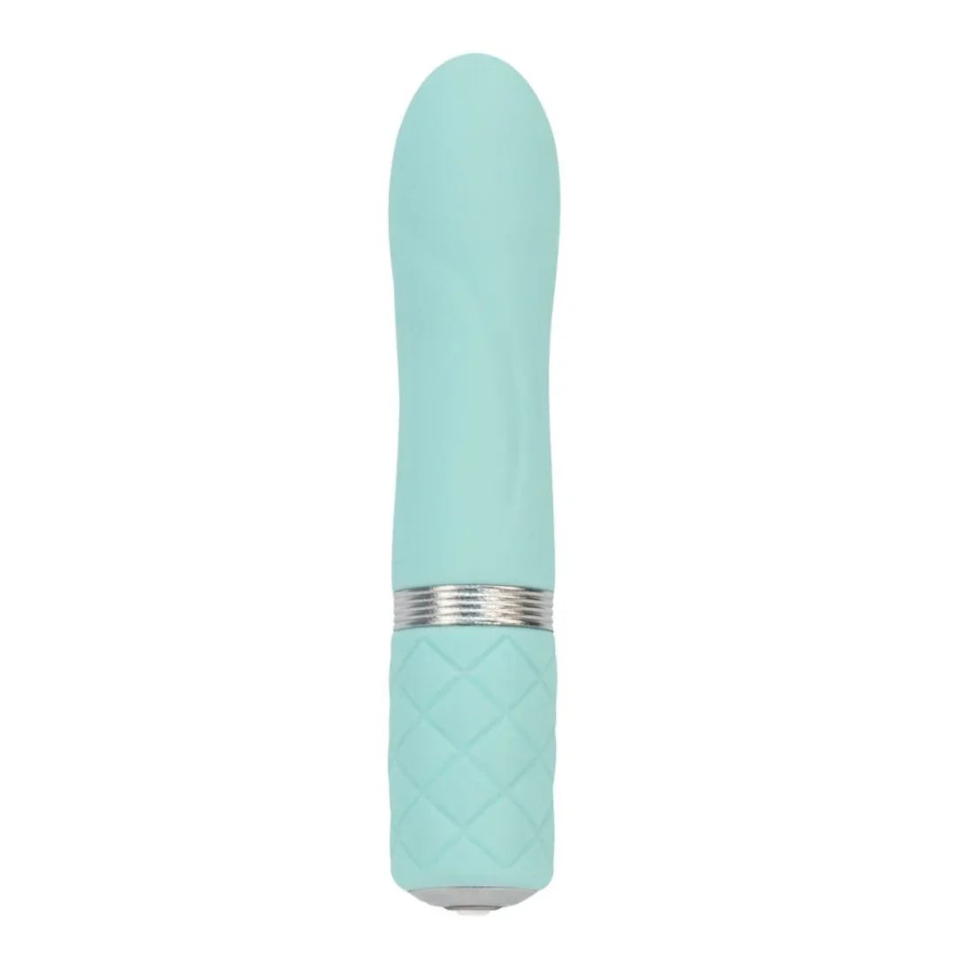 Minivibrator "Flirty" aus Silikon - Soft-Touch-Textur 11 cm (türkis) - loveiu.ch
