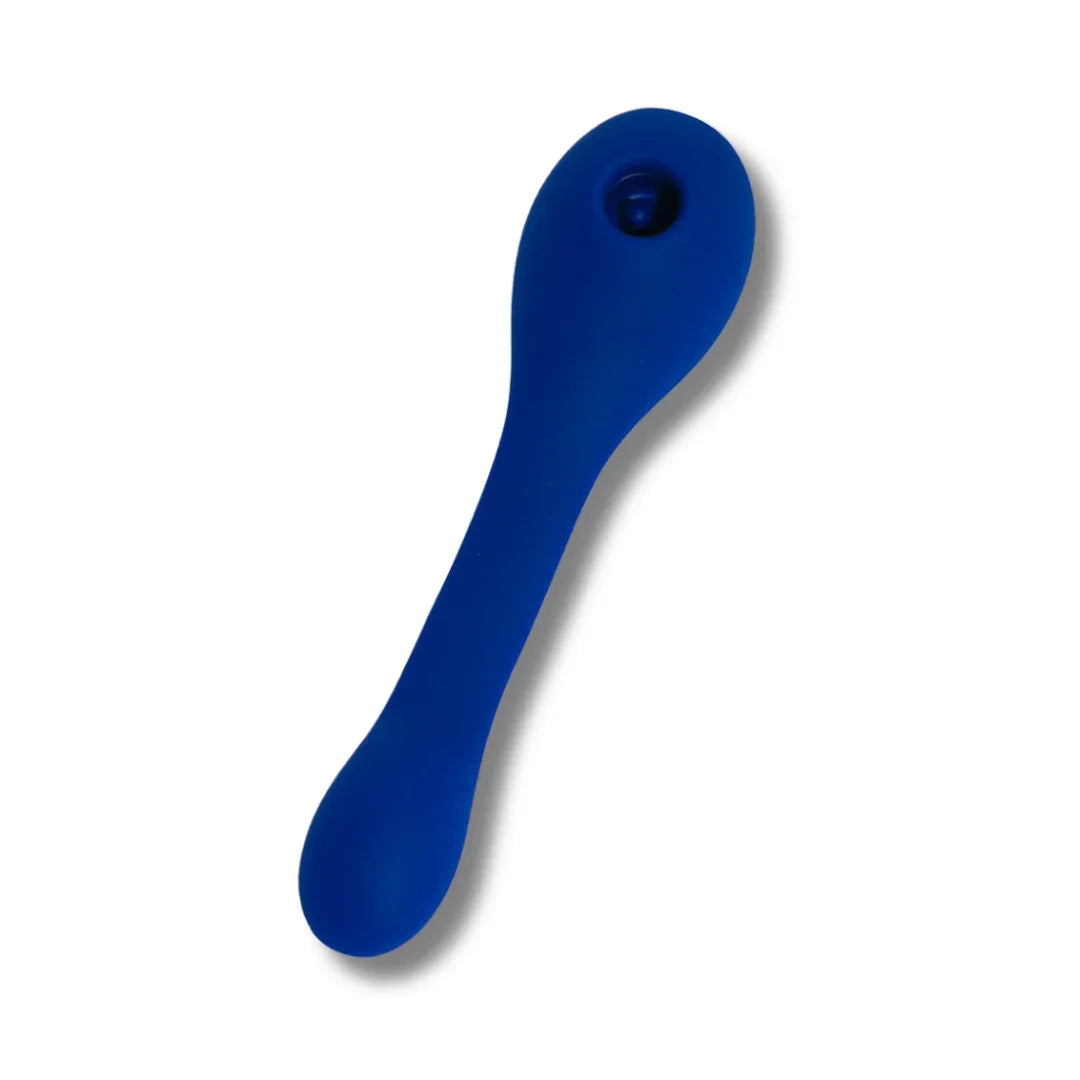 Blauer Silikon-Vibrator für intime Momente – diskret & sicher