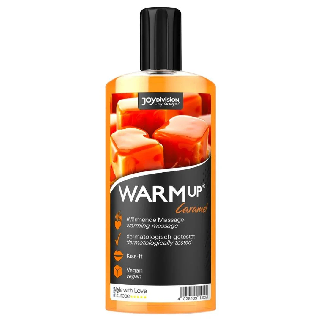 Huile de massage « WARMup Caramel » - avec effet chauffant (150 ml)