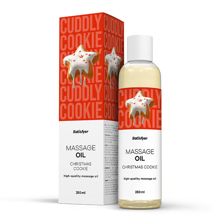 SATISFYER Massageöl - Christmas Cookie-Aroma - für alle Hauttypen (250 ml)