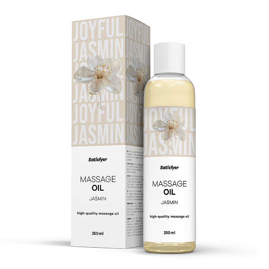 SATISFYER Massageöl - Jasmin-Aroma - für alle Hauttypen (250 ml)
