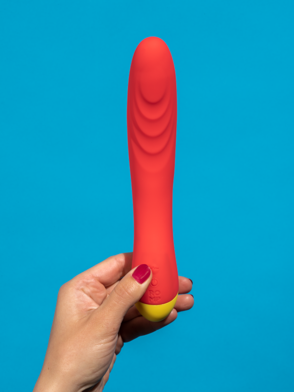 Silicone Vibrator "Hype" - waterproof 21 cm (red)