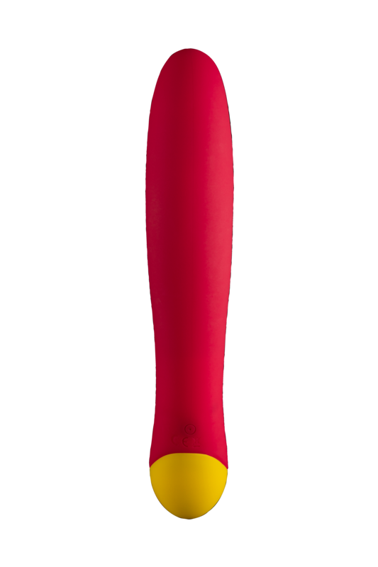 Vibrateur ROMP « Jazz » en silicone – 21 cm (rouge)