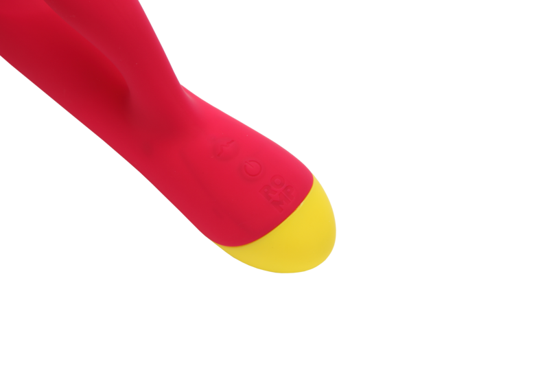 Vibrateur ROMP « Jazz » en silicone – 21 cm (rouge)