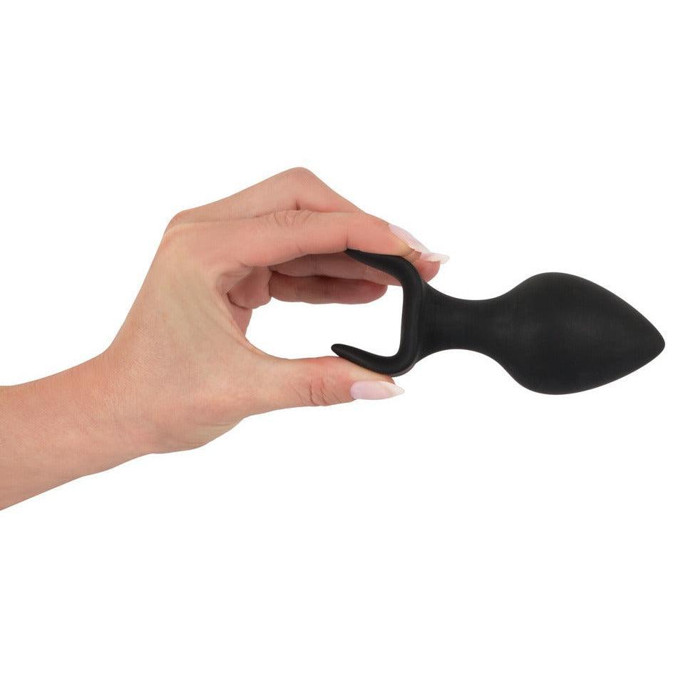 Analplugs "Trainer" aus Silikon - konisch im 3er Set (schwarz) - loveiu.ch