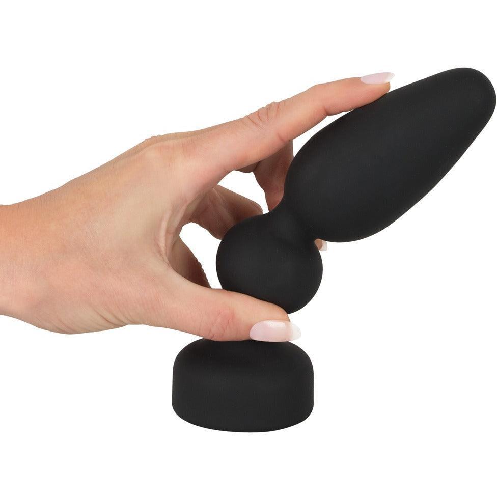 Analplug "Soft Touch" aus Silikon - konische Spitze 14.5 cm (schwarz) - loveiu.ch
