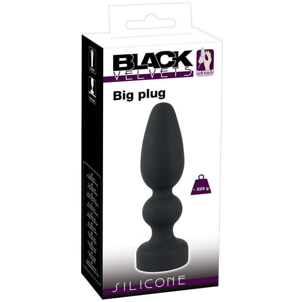 Analplug "Soft Touch" aus Silikon - konische Spitze 14.5 cm (schwarz) - loveiu.ch