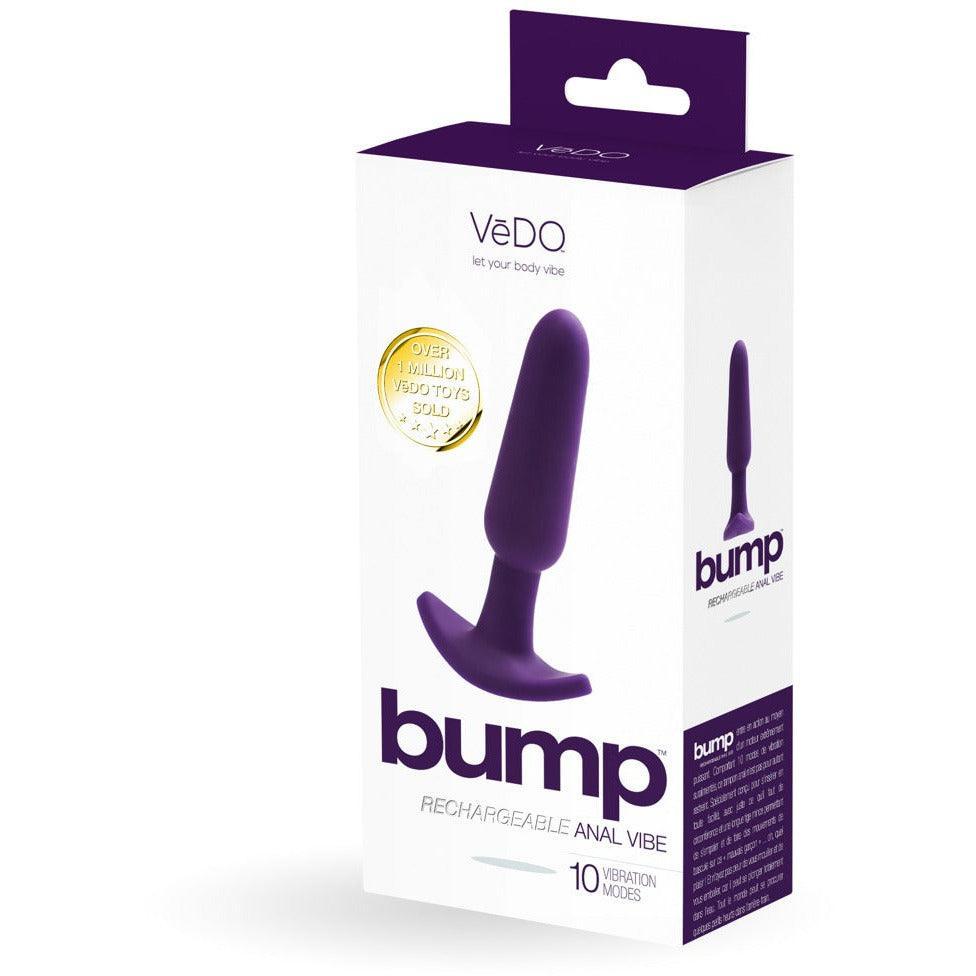 Analvibrator "Bump" aus Silikon - Soft-Touch-Textur Ø 3 cm (lila) - loveiu.ch