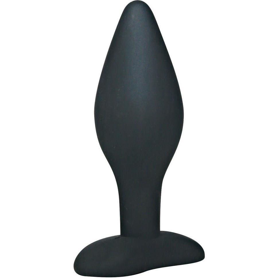 Analplug "L Plug" aus Silikon- konisch Ø 4 cm (schwarz) - loveiu.ch