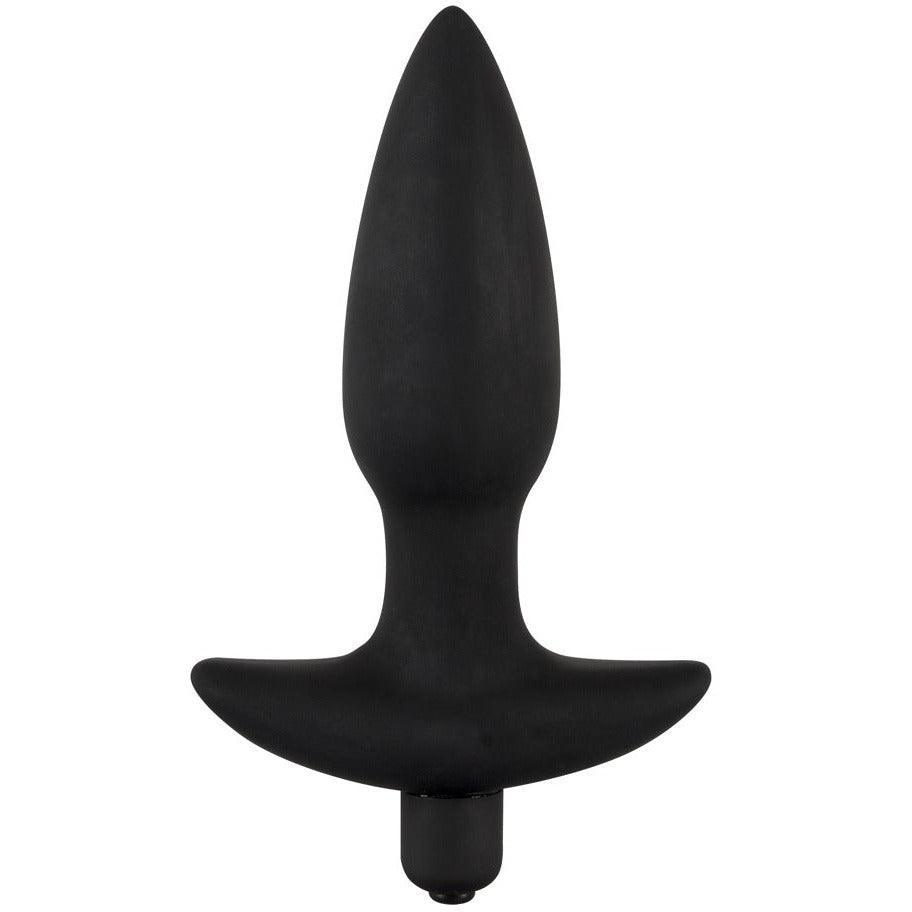 Analplugs mit Vibrator aus Silikon im 4er Set (schwarz) - loveiu.ch