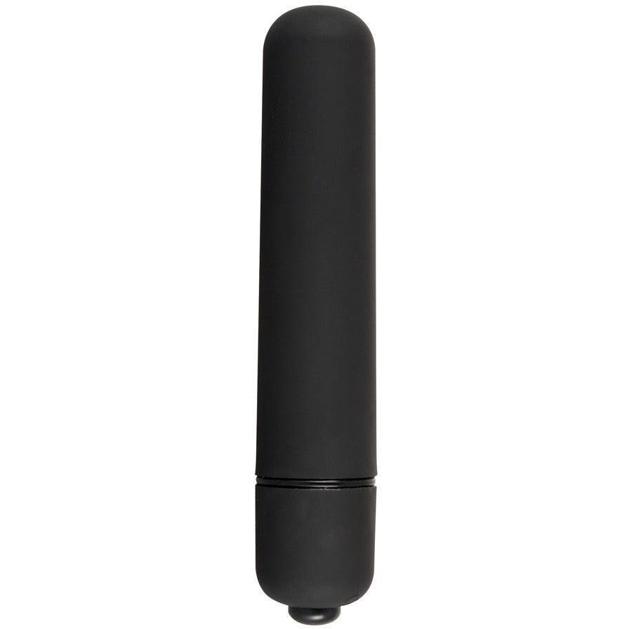 Analplugs mit Vibrator aus Silikon im 4er Set (schwarz) - loveiu.ch