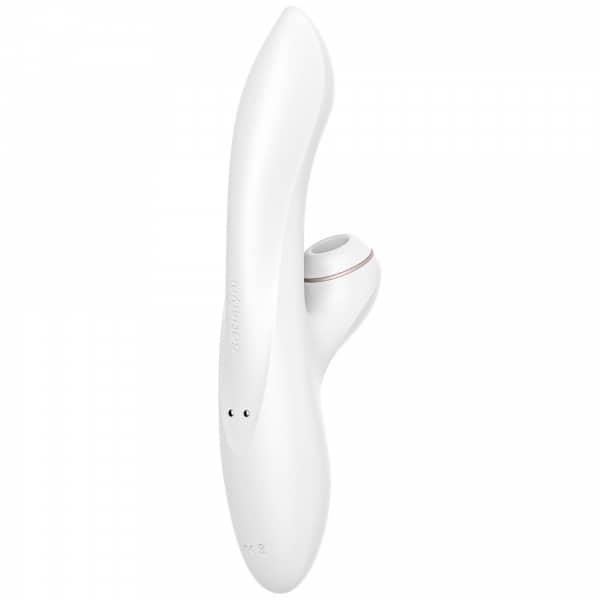 SATISFYER G-Punkt Vibrator "Pro G-Spot Rabbit" mit Klitorisreizer - Airpulse-Technologie 22 cm (weiss) - loveiu.ch