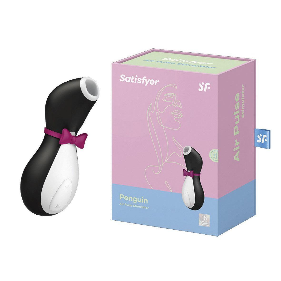 SATISFYER Auflegevibrator "Pro Penguin Next Generation" - Airpulse-Technologie 10.8 cm (schwarz/weiss) - loveiu.ch