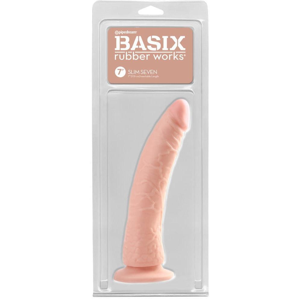 Realistischer Dildo "Slim" mit Saugfuss - 20.5 cm (hautfarben hell) - loveiu.ch