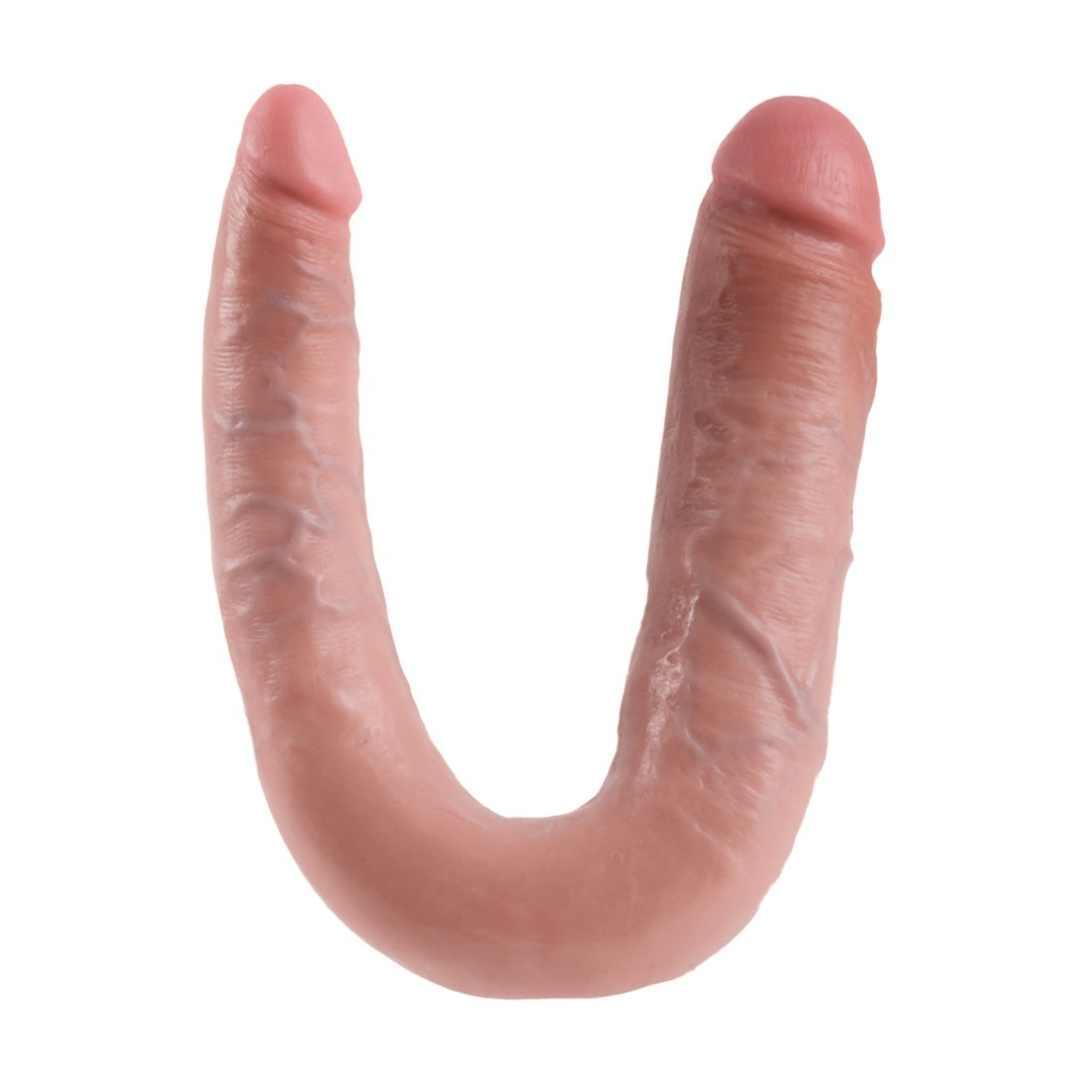 Doppeldildo "Double Trouble" - zweifache Stimulation 43 cm (hautfarben hell) - loveiu.ch
