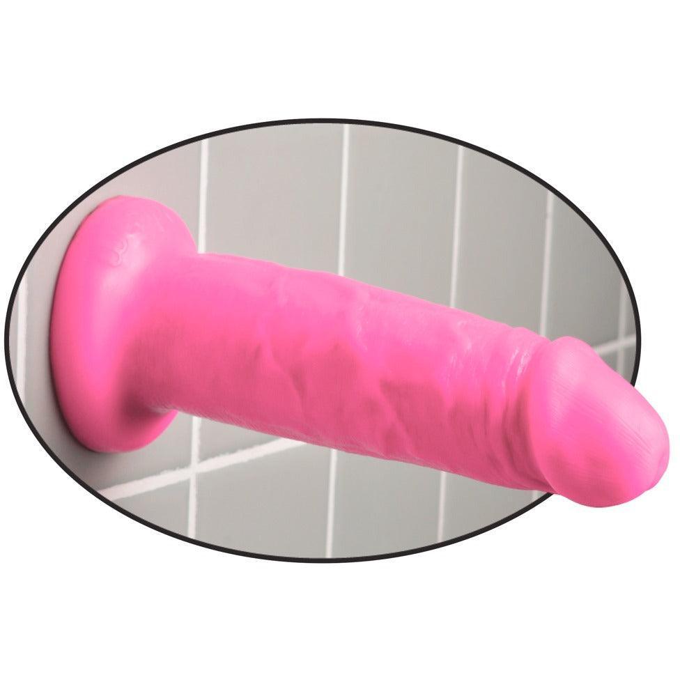 Realistischer Dildo "chub" mit Saugfuss - Strap-On kompatibel 15.2 cm (pink) - loveiu.ch