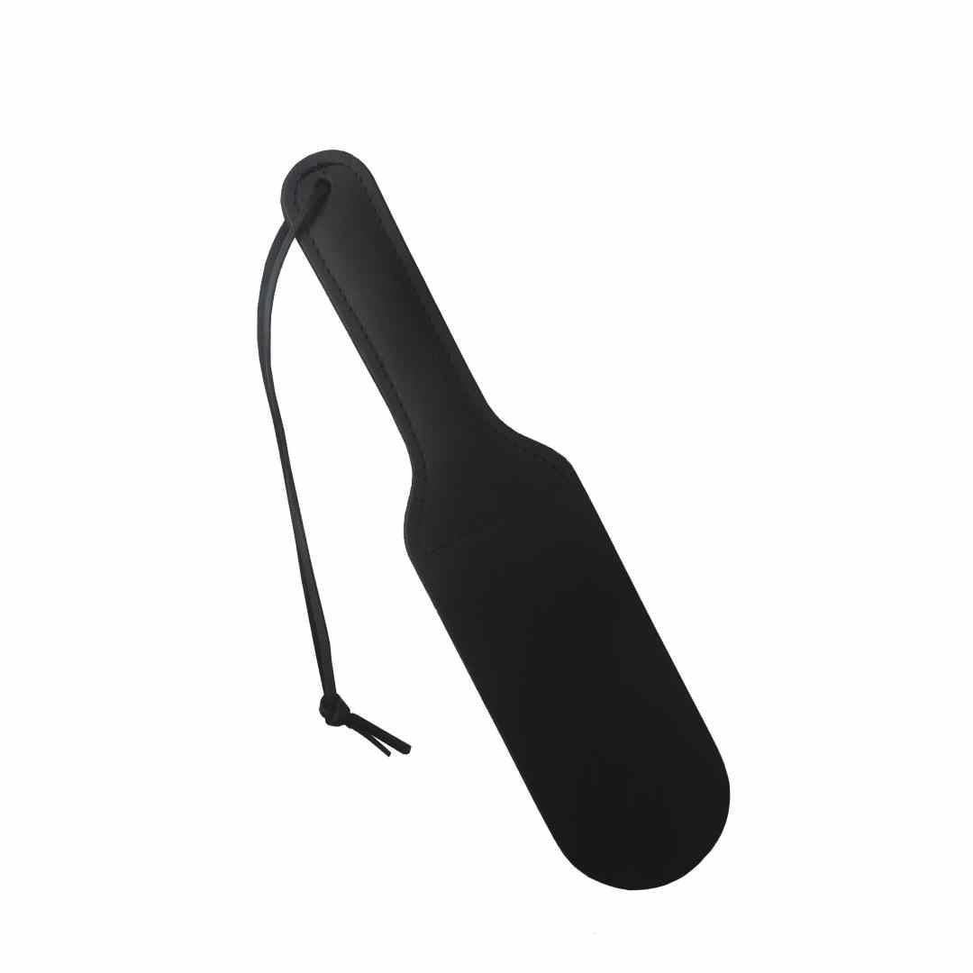 Doppelpaddel aus Leder - 30 cm (schwarz) - loveiu.ch