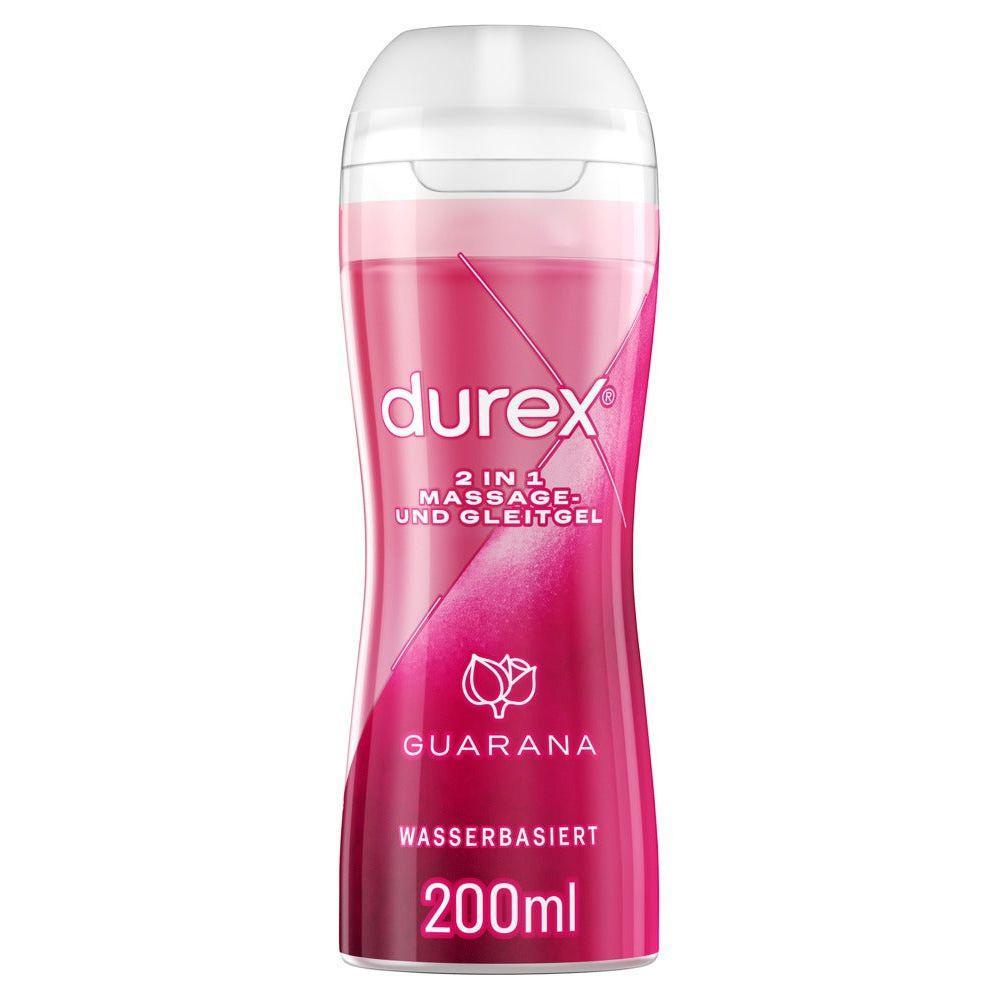 Gleitgel "Play 2in1" - wasserbasiert & mit Guarana-Extrakt (200ml) von Durex - loveiu.ch