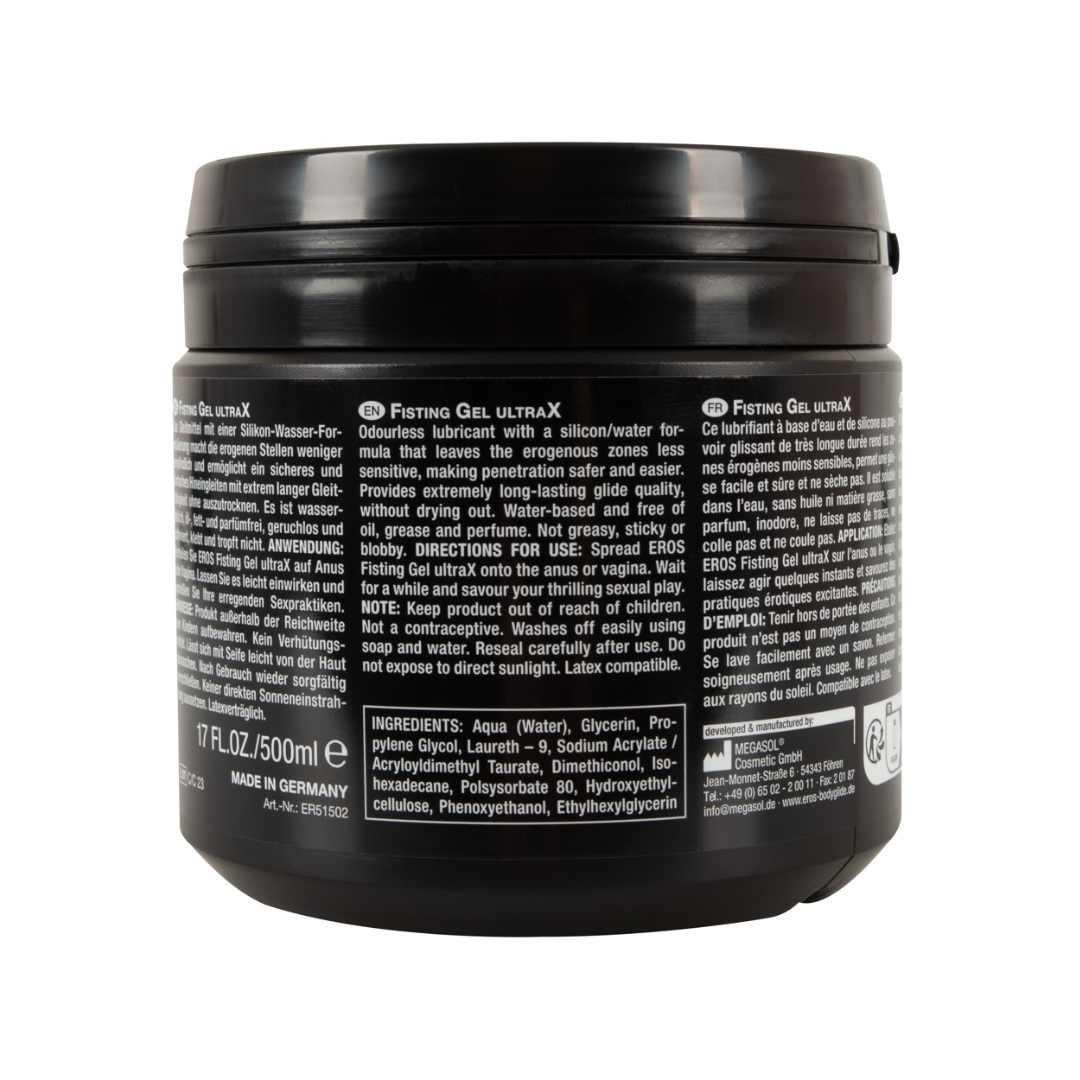 Fisting Gel "UltraX" - latexverträglich & geruchslos (500 ml) - loveiu.ch