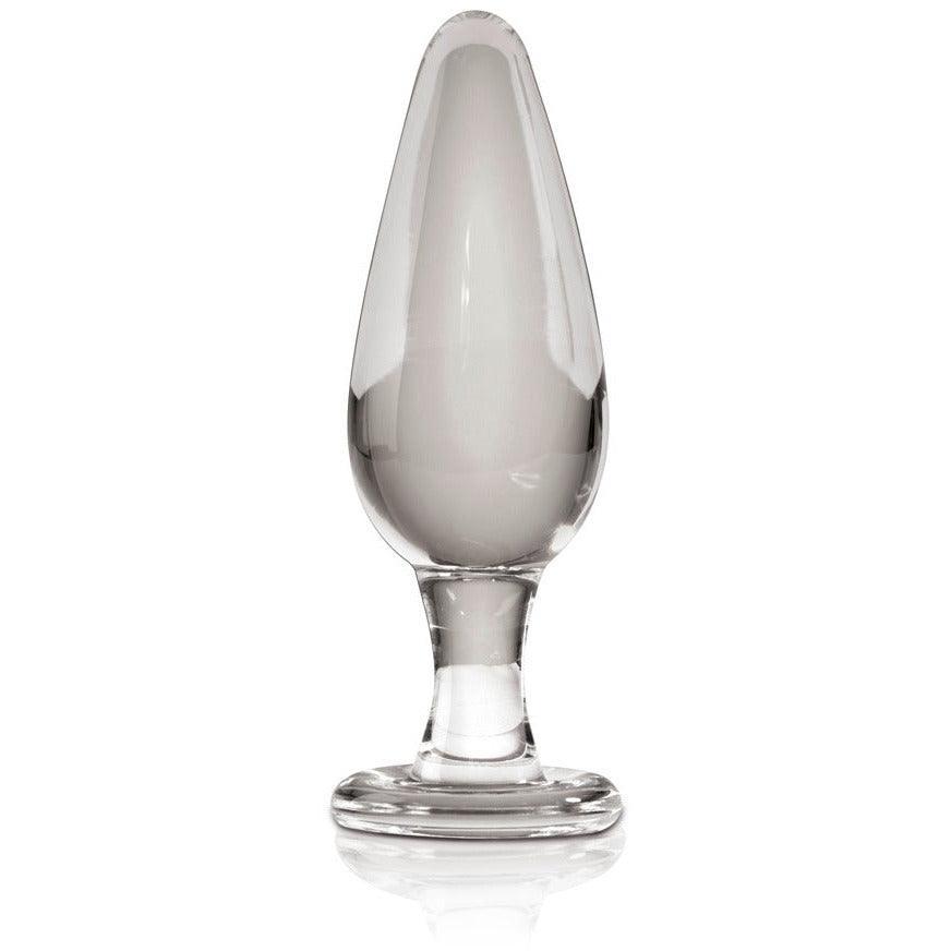 Glasplug "No. 26" Plug heiss & kalt erleben - Ø 4 cm (transparent) - loveiu.ch