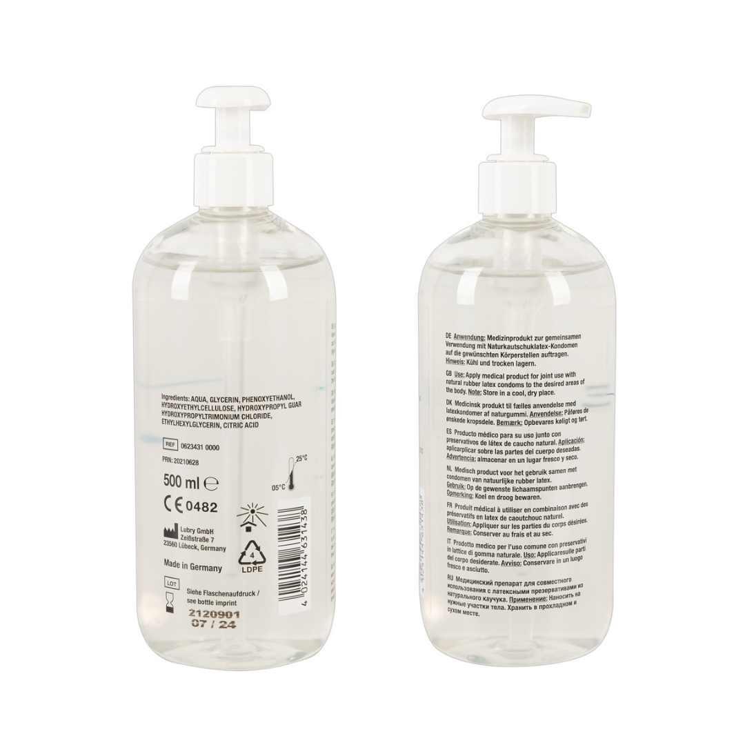 Gleitgel "Anal" - wasserbasiert & vegan (500 ml) - loveiu.ch