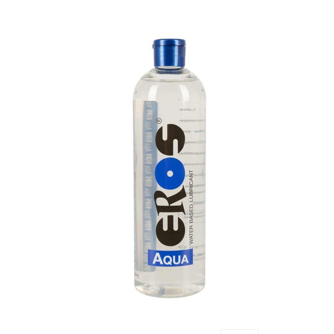 Gleitgel "Eros Aqua" wasserbasiert & geschmacksneutral - latexverträglich (500 ml) - loveiu.ch