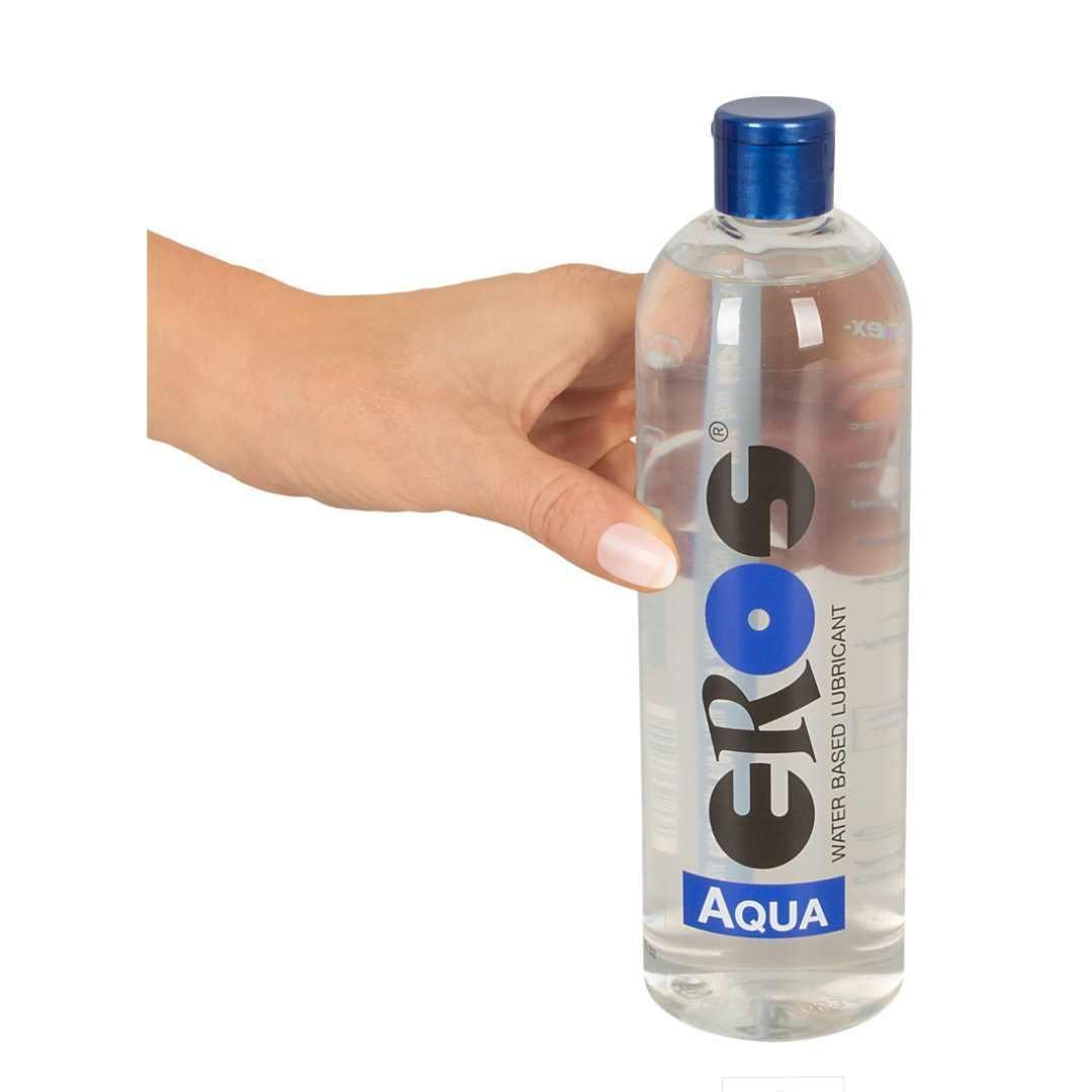 Gleitgel "Eros Aqua" wasserbasiert & geschmacksneutral - latexverträglich (500 ml) - loveiu.ch