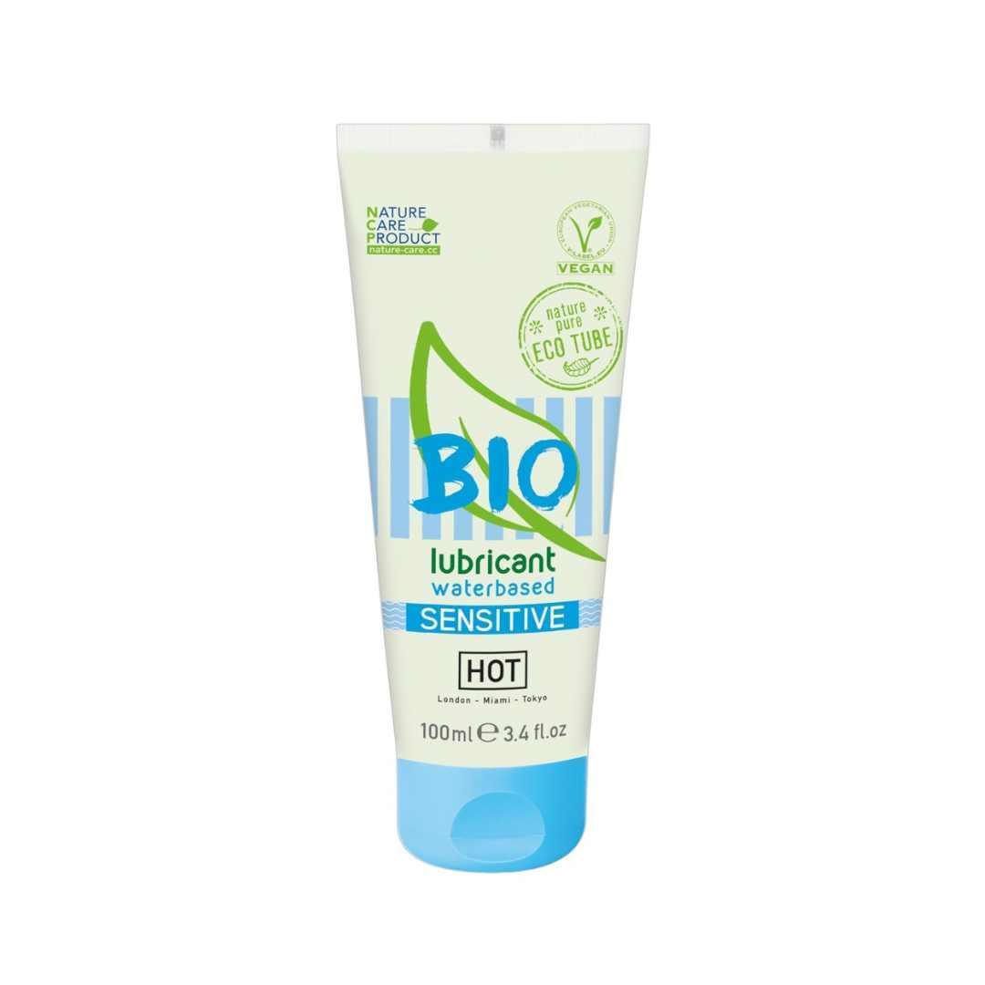 Gleitgel "HOT BIO" - wasserbaisiert & vegan (100 ml) - loveiu.ch