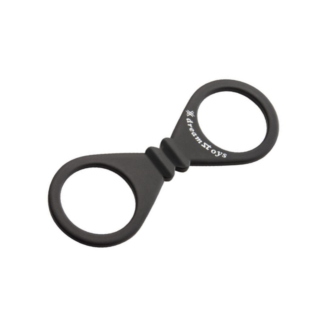 Handfessel aus Silikon - 22 cm (schwarz) - loveiu.ch