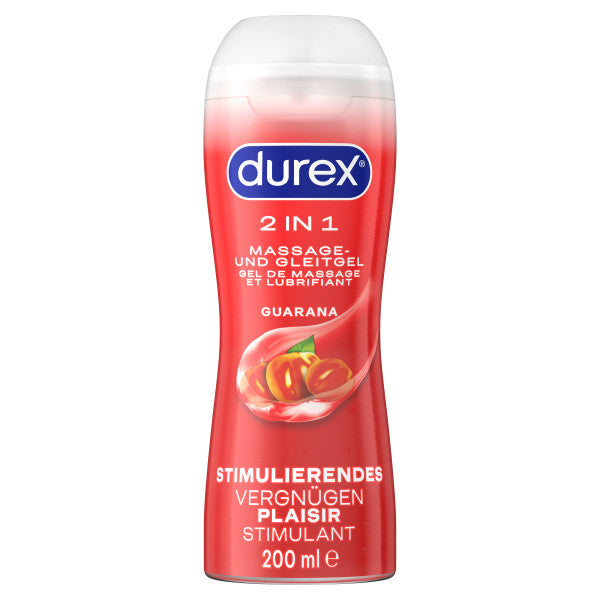 Lubricant "Play 2in1" - water-based & with guarana extract (200ml) from Durex