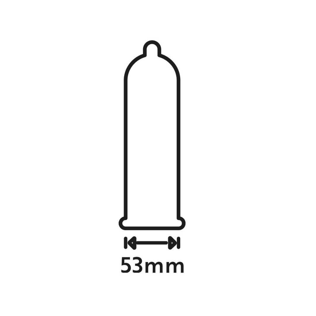 Kondome "extra fun genoppt" aus Naturkautschuklatex (Ø 52 mm/48 Stk.) - loveiu.ch