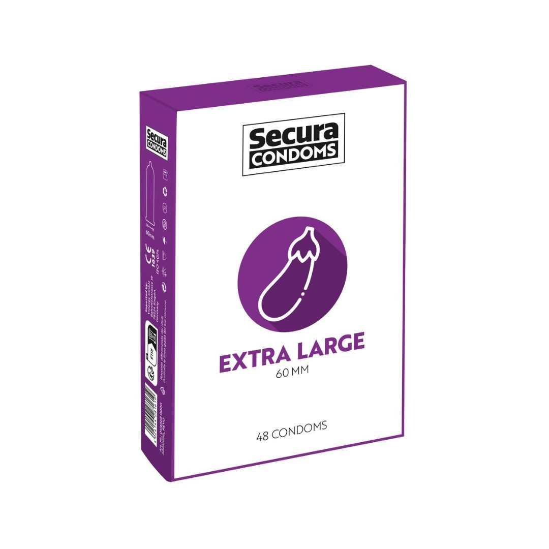 Kondome "Extra Large" aus Naturkautschuklatex (Ø 60 mm/48 Stk.) - loveiu.ch