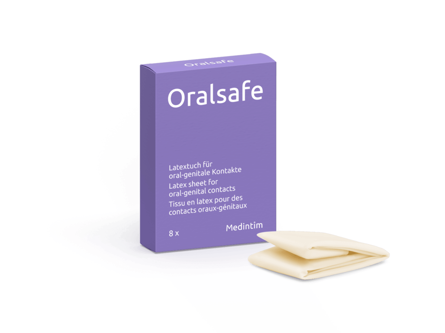 Lecktuch Oralsafe Oral Kondom Neutral (8 Kondome) - loveiu.ch