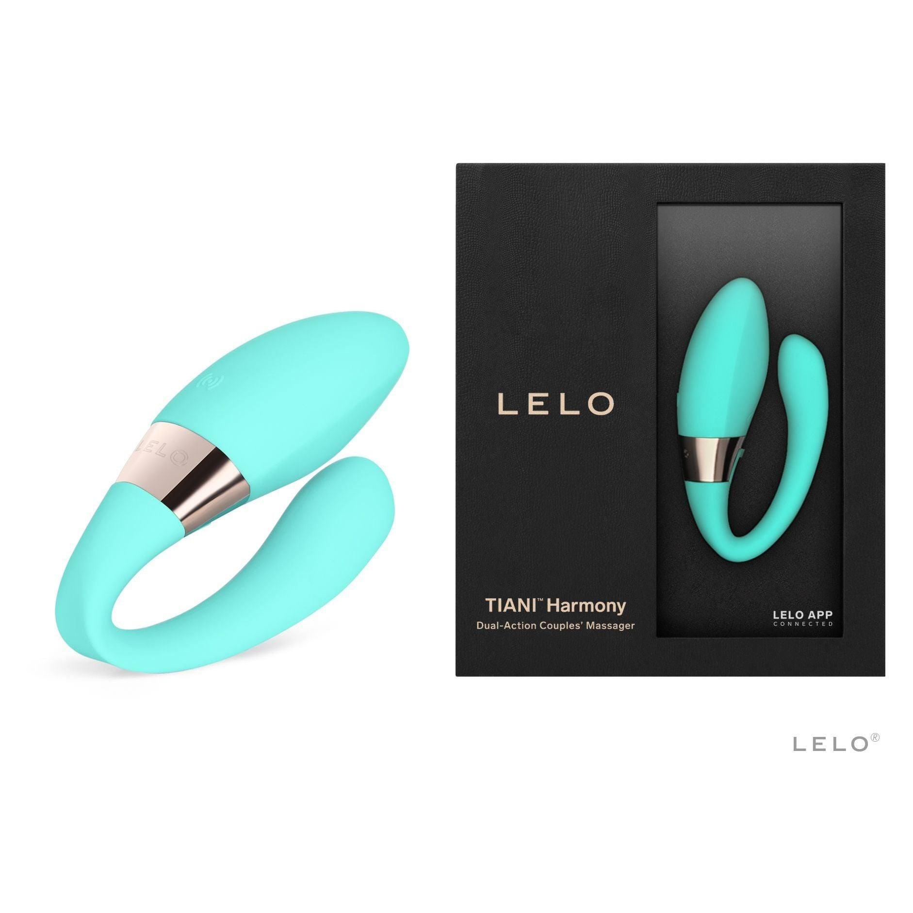 Paarvibrator "Tiani Harmony" aus Silikon - per App steuerbar 9 cm (türkis) - loveiu.ch